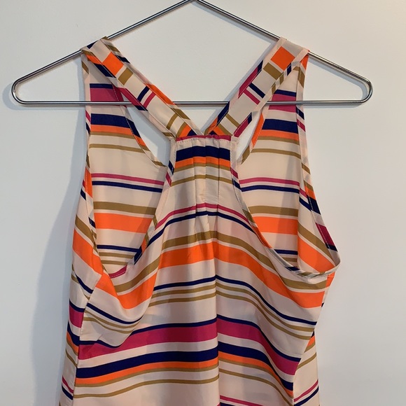 Fun and Flirt brand women’s tank top size S white/orange/blue/pink - Picture 5 of 5